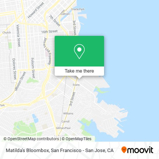 Matilda's Bloombox map