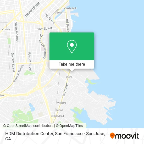 HDM Distribution Center map