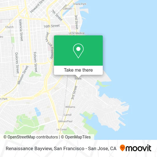 Renaissance Bayview map