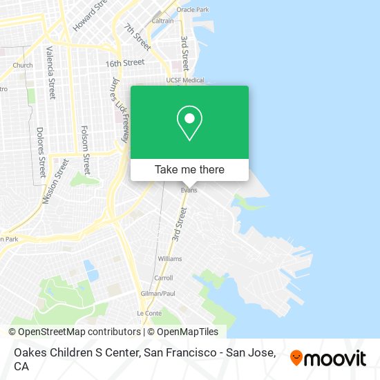 Mapa de Oakes Children S Center