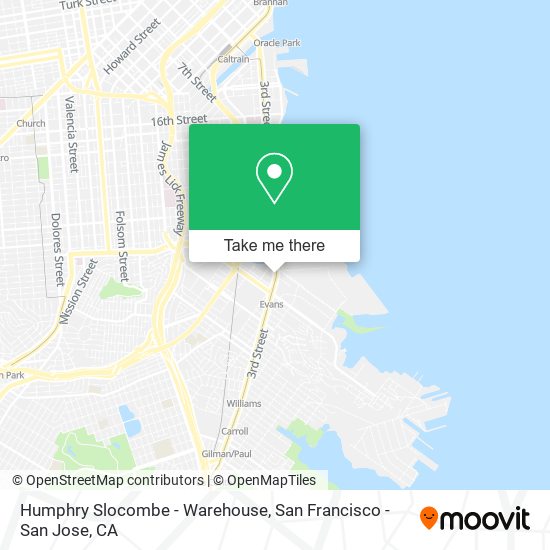 Mapa de Humphry Slocombe - Warehouse