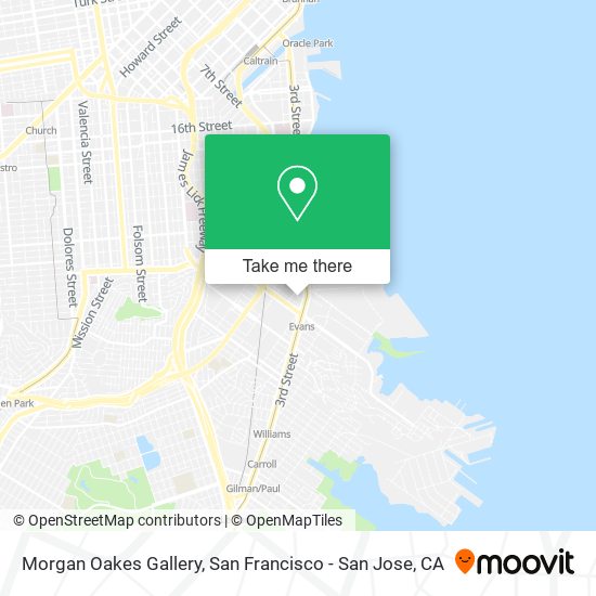 Morgan Oakes Gallery map