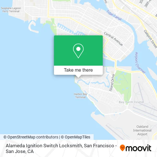 Alameda Ignition Switch Locksmith map