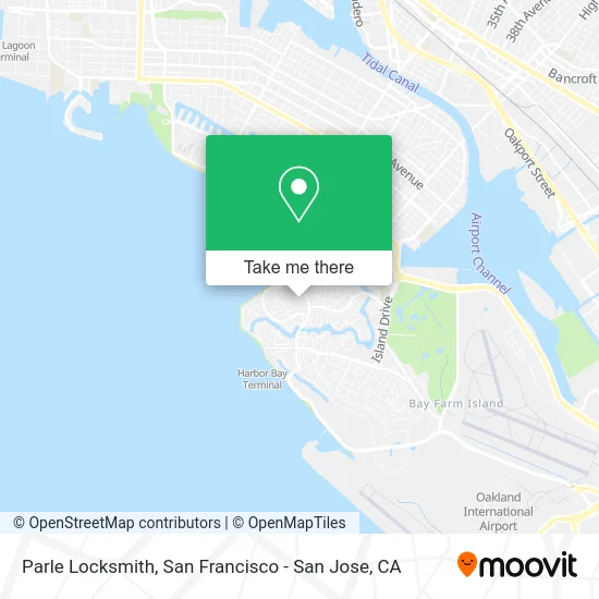 Parle Locksmith map
