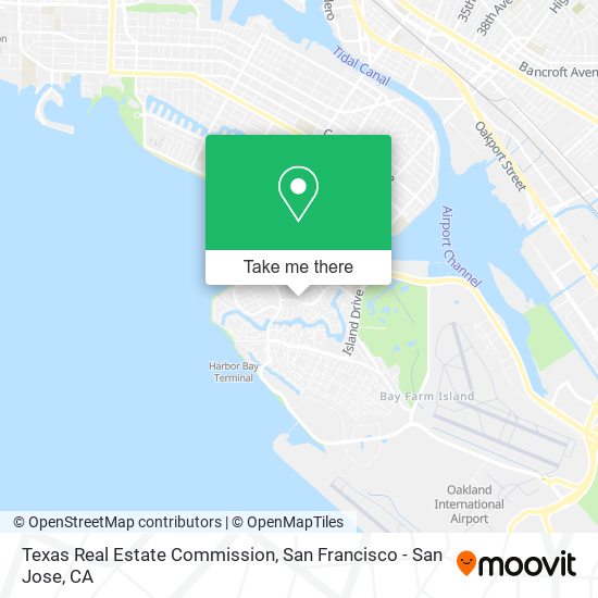 Mapa de Texas Real Estate Commission