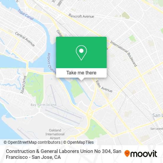 Construction & General Laborers Union No 304 map