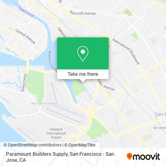 Paramount Builders Supply map