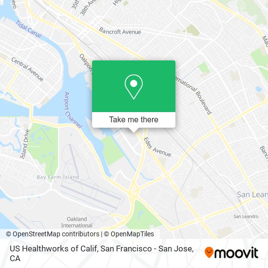 Mapa de US Healthworks of Calif