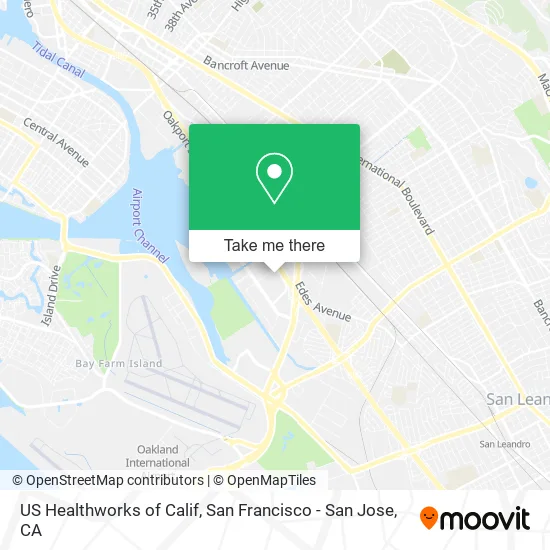 Mapa de US Healthworks of Calif