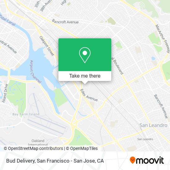 Mapa de Bud Delivery