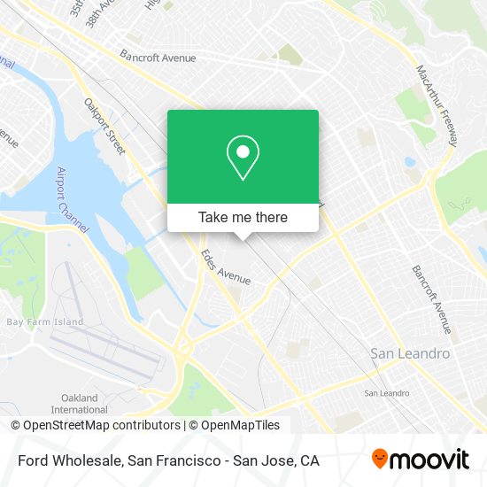 Mapa de Ford Wholesale