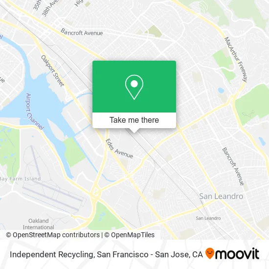 Mapa de Independent Recycling