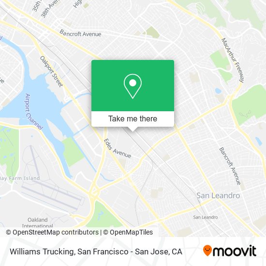 Williams Trucking map
