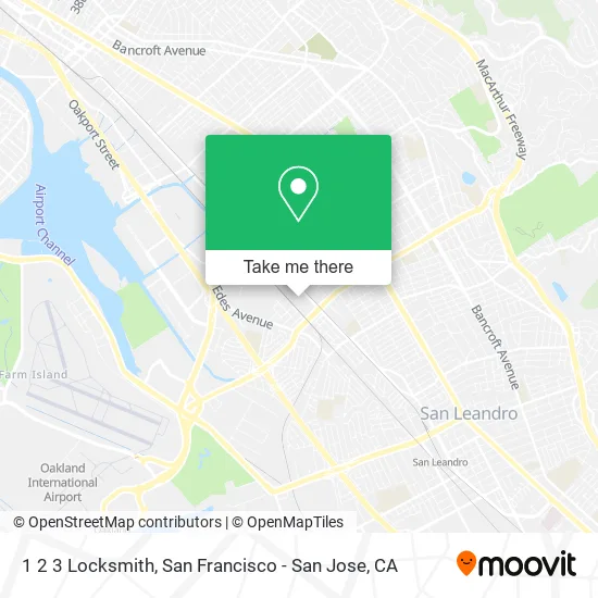 Mapa de 1 2 3 Locksmith
