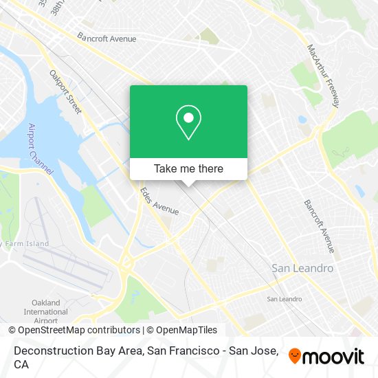 Deconstruction Bay Area map