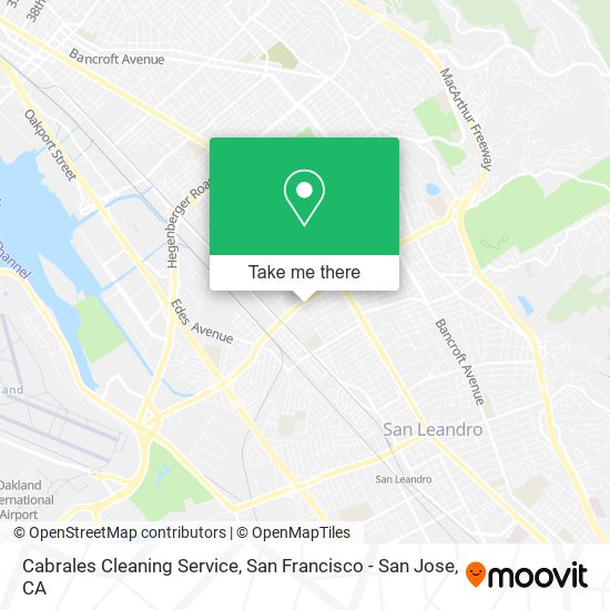 Cabrales Cleaning Service map