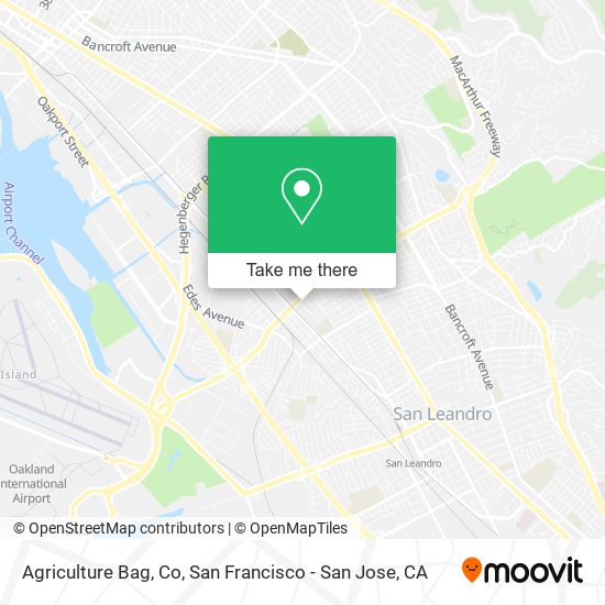 Mapa de Agriculture Bag, Co