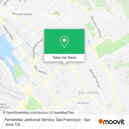 Fernandez Janitorial Service map