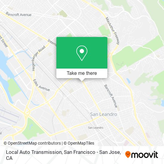 Mapa de Local Auto Transmission