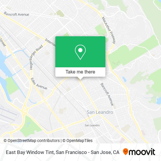 Mapa de East Bay Window Tint