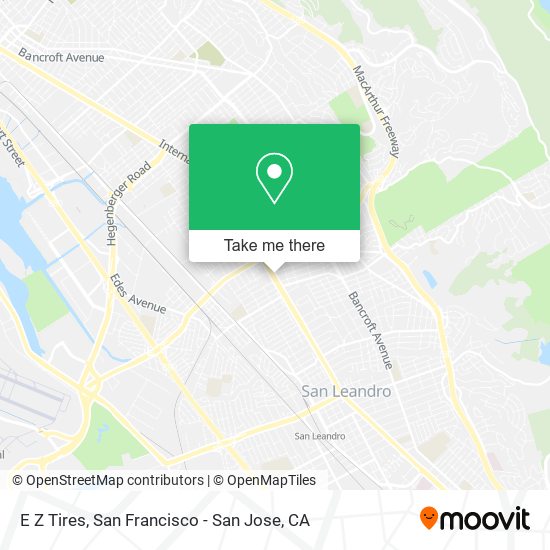Mapa de E Z Tires