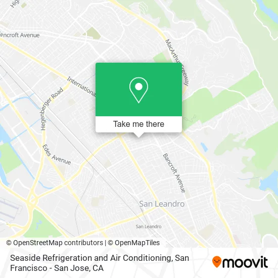 Mapa de Seaside Refrigeration and Air Conditioning