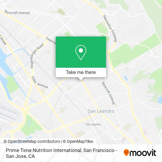 Prime Time Nutrition International map