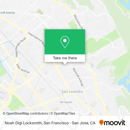 Noah Digi Locksmith map