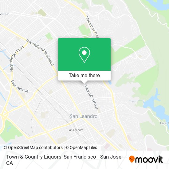 Town & Country Liquors map