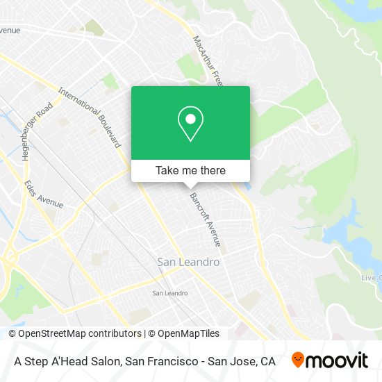 Mapa de A Step A'Head Salon