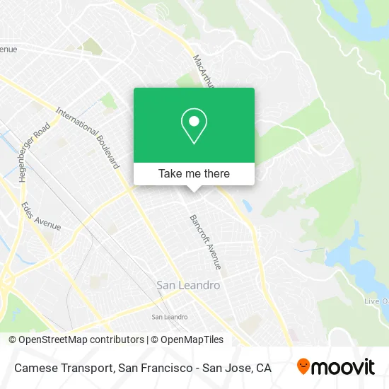 Mapa de Camese Transport