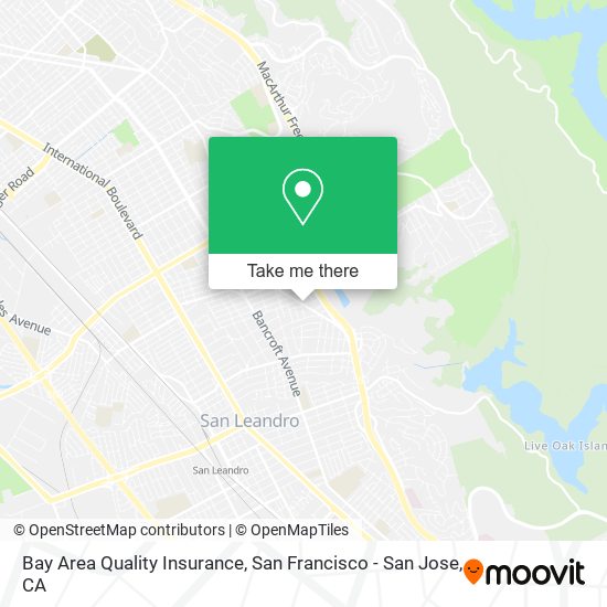 Bay Area Quality Insurance map