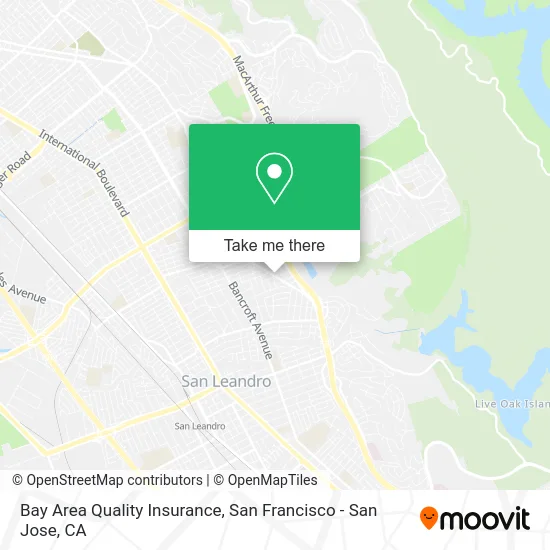 Bay Area Quality Insurance map