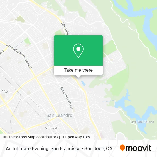 An Intimate Evening map