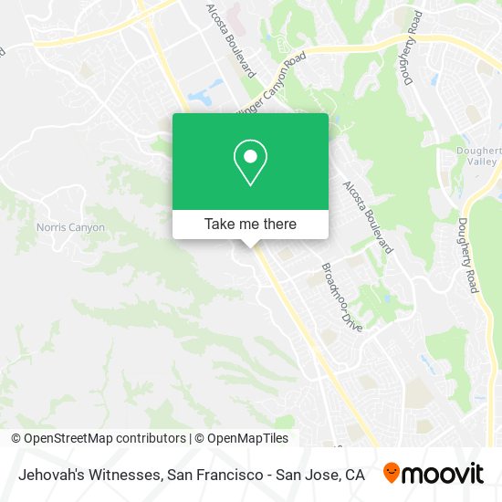 Mapa de Jehovah's Witnesses