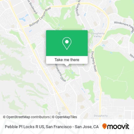 Pebble Pl Locks R US map