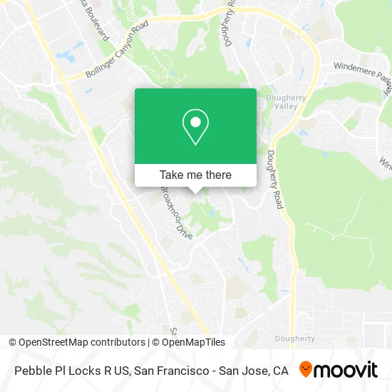 Mapa de Pebble Pl Locks R US