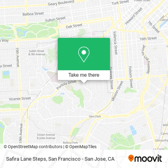 Safira Lane Steps map