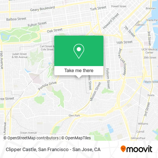 Mapa de Clipper Castle