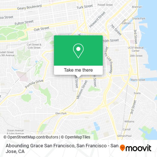 Mapa de Abounding Grace San Francisco