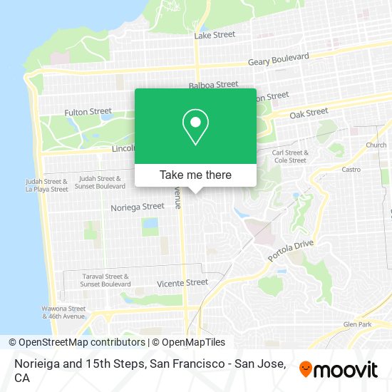 Mapa de Norieiga and 15th Steps