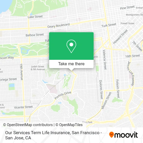 Our Services Term Life Insurance map