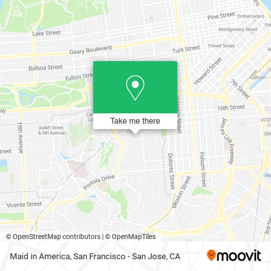 Mapa de Maid in America