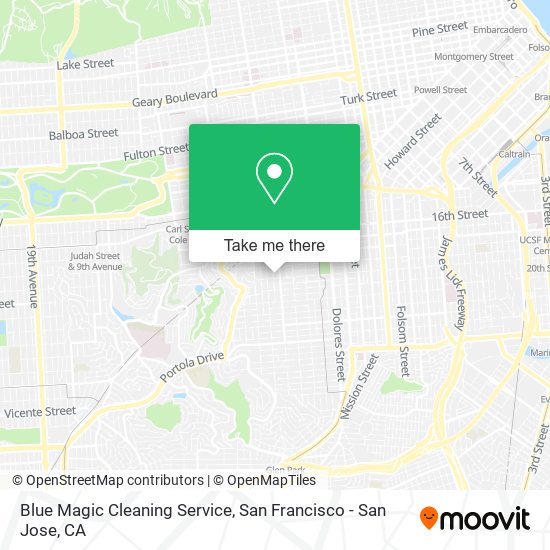 Mapa de Blue Magic Cleaning Service