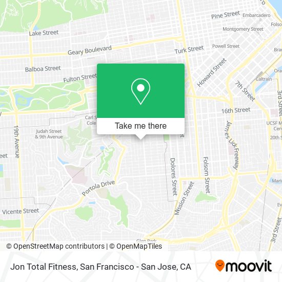 Jon Total Fitness map