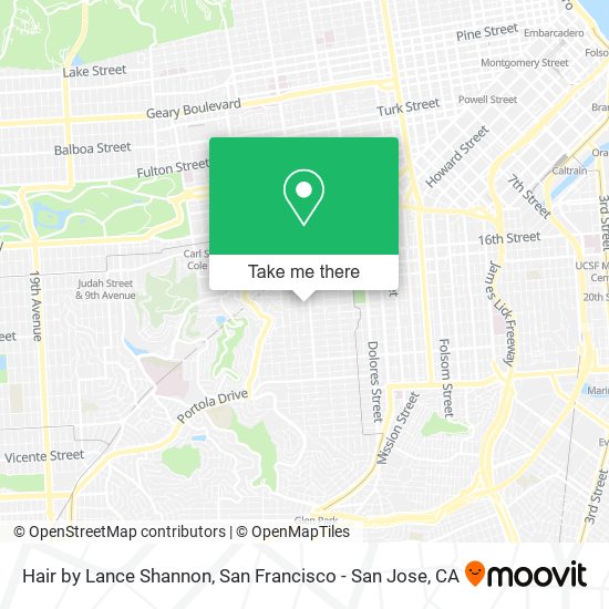 Hair by Lance Shannon map
