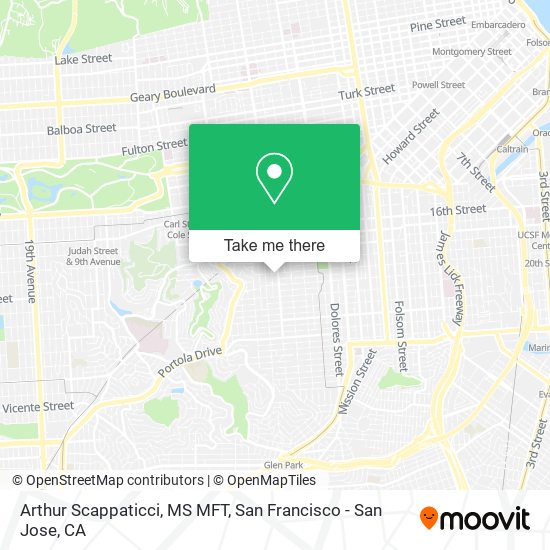 Arthur Scappaticci, MS MFT map