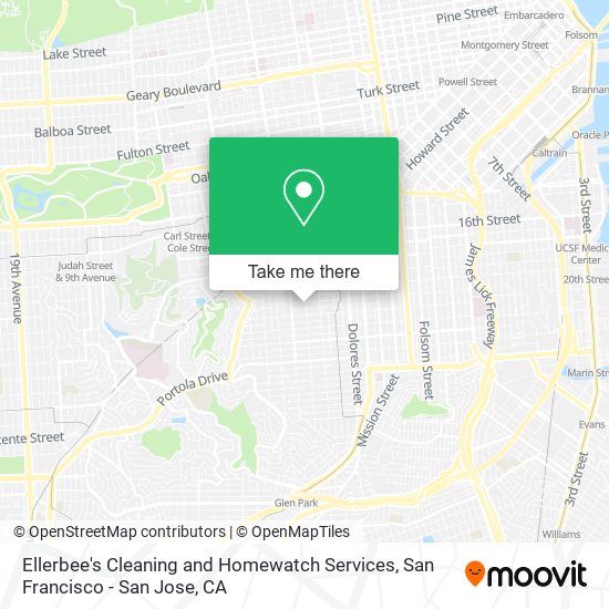 Mapa de Ellerbee's Cleaning and Homewatch Services
