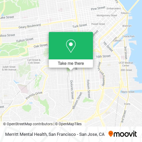 Merritt Mental Health map