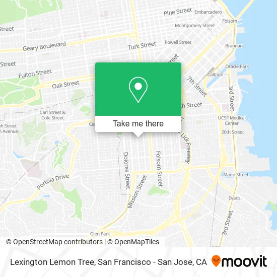 Lexington Lemon Tree map